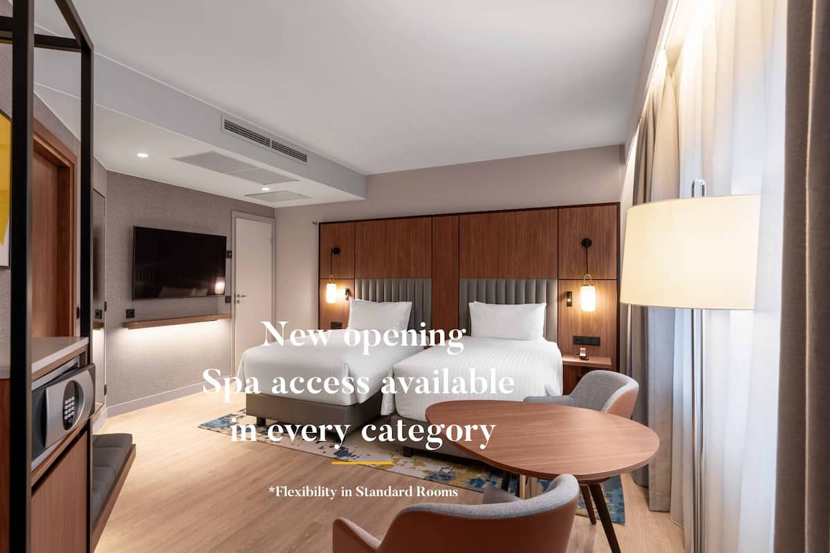 標準客房, 2 張單人床 (Free Spa Access) | 迷你吧、客房內保險箱、遮光布/窗簾、熨斗/熨衣板