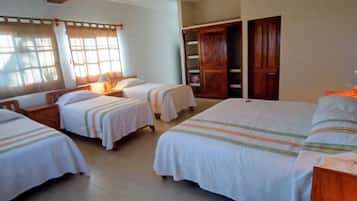 Familiekamer | Lakens van Egyptisch katoen, luxe beddengoed, donsdekens