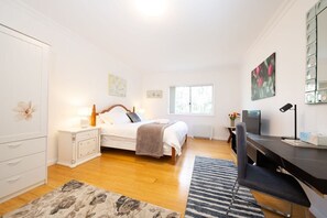 5 bedrooms, iron/ironing board, travel cot, WiFi