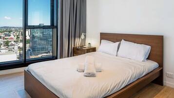 2 slaapkamers, een strijkplank/strijkijzer, wifi, beddengoed