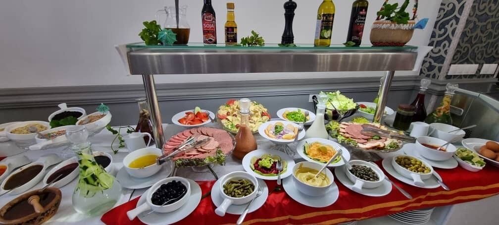 吃到飽自助式早餐
