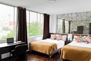 1 chambre, bureau, literie fournie