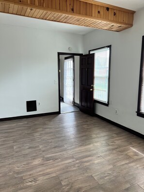 Interior -  Clean 3 bedroom, 1 bath, living room and kitchen with stove and refrigerator  (Buffalo)