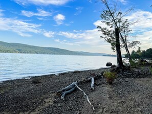 Sun-loungers, beach towels