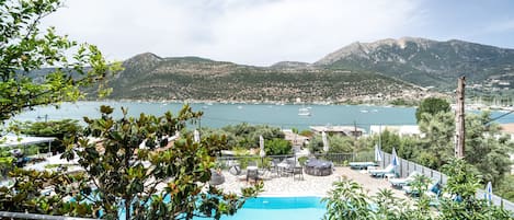 Una piscina riscaldata