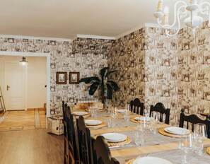 Dining - Country House 'Real 110mas2' with Mountain View, Private Garden and Wi-Fi (MATAMOROSA)