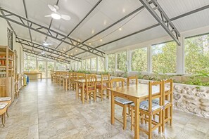 Dining - Country House 'Albergue Rural Riera D'Agres' with Mountain Views, Pool and Wi-Fi (Agres)