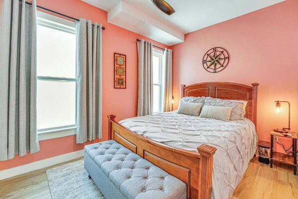 4 bedrooms, travel cot, free WiFi, bed sheets