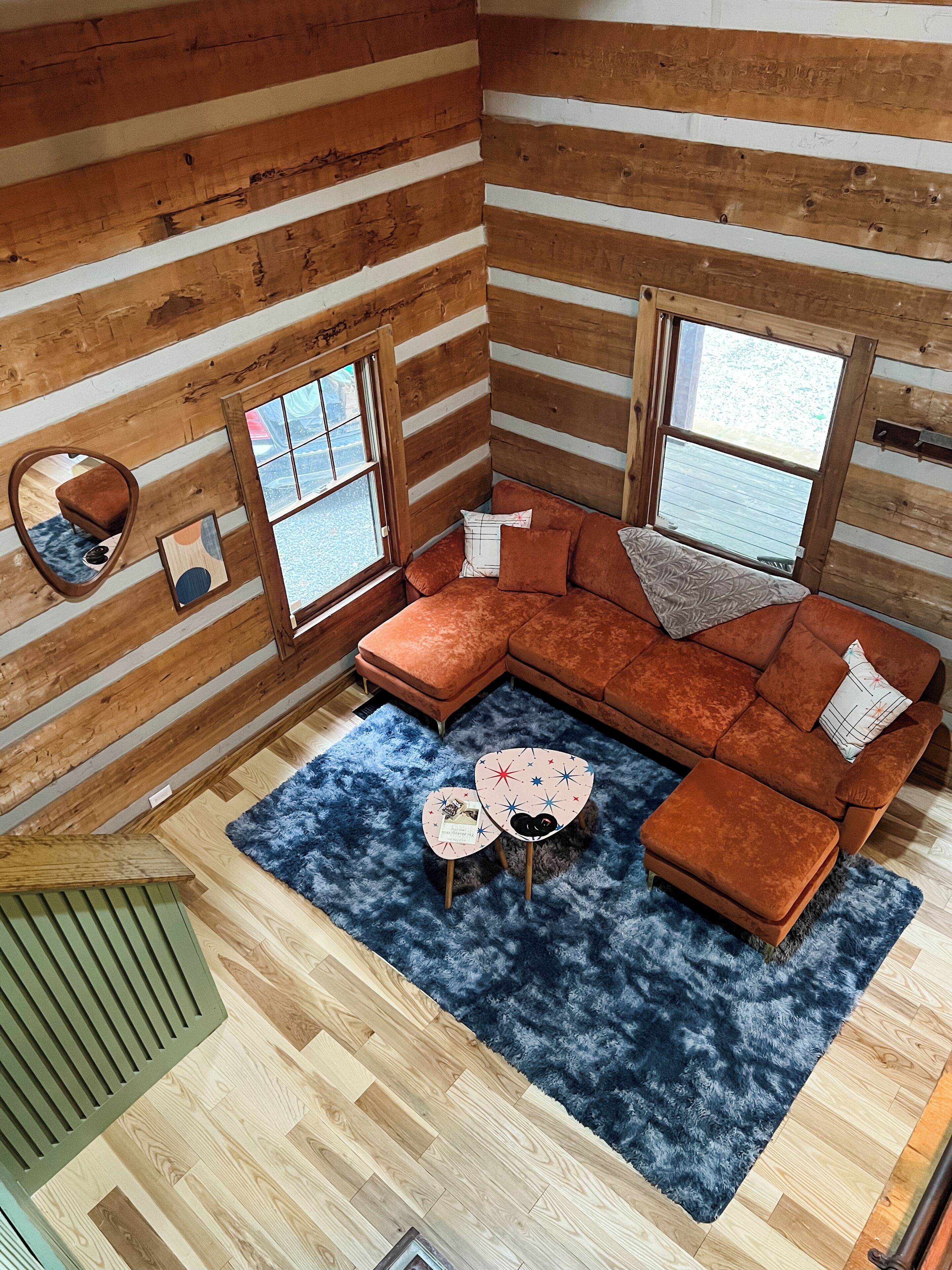 Smart TV, books, music library, stereo