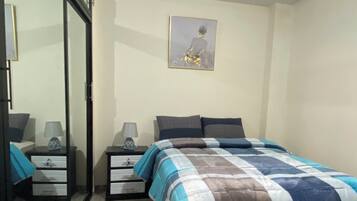 2 makuuhuonetta, Wi-Fi, vuodevaatteet