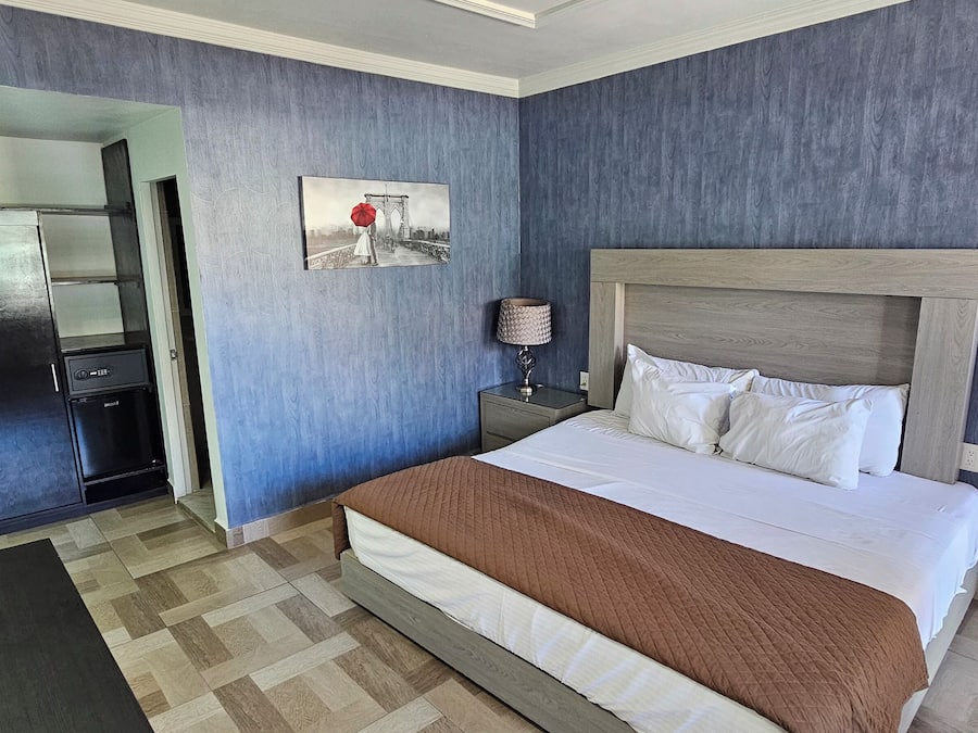 Edredons de pluma, ferros/tábuas de passar roupa, roupa de cama