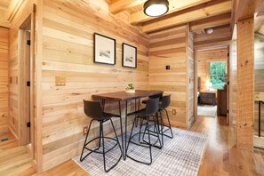 Dining - Rustic Ravine | Hocking Hills, Hot Tub, Game Room (South Bloomingville)