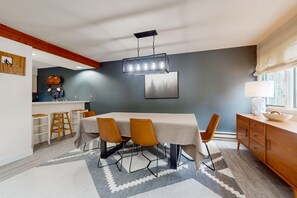 Dining - Cozy Townhome with Shared Pool, W/D & Wood-Burning Fireplace (Stratton)