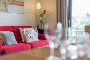 TV, DVD player, stereo