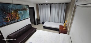 1 bedroom, WiFi, bed sheets - Tu Apartamento Familiar, Acogedor, Cerca a Todo y Descuento en Nuestros Tours (San Andrés)