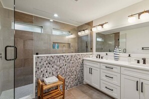 Shower, towels