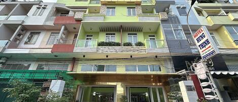 Façade de l’hébergement