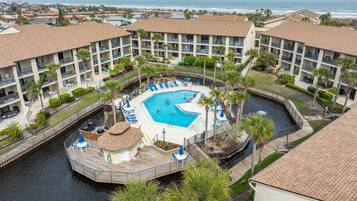 Et oppvarmet basseng