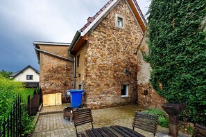 Terrace/patio - Holiday Apartment 'Wünsch Dir Was' (Großweitzschen)