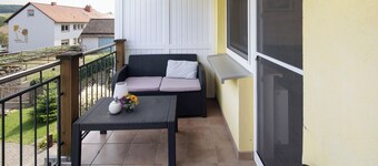 Apartment 'Wiesenschneiders' mit gemeinsamer Terrasse, Gemeinschaftsgarten und WLAN
