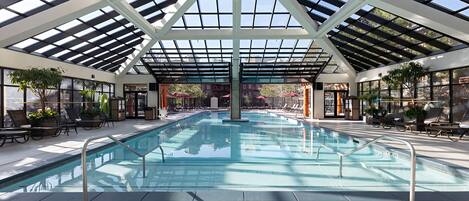 Indoor pool, outdoor pool
