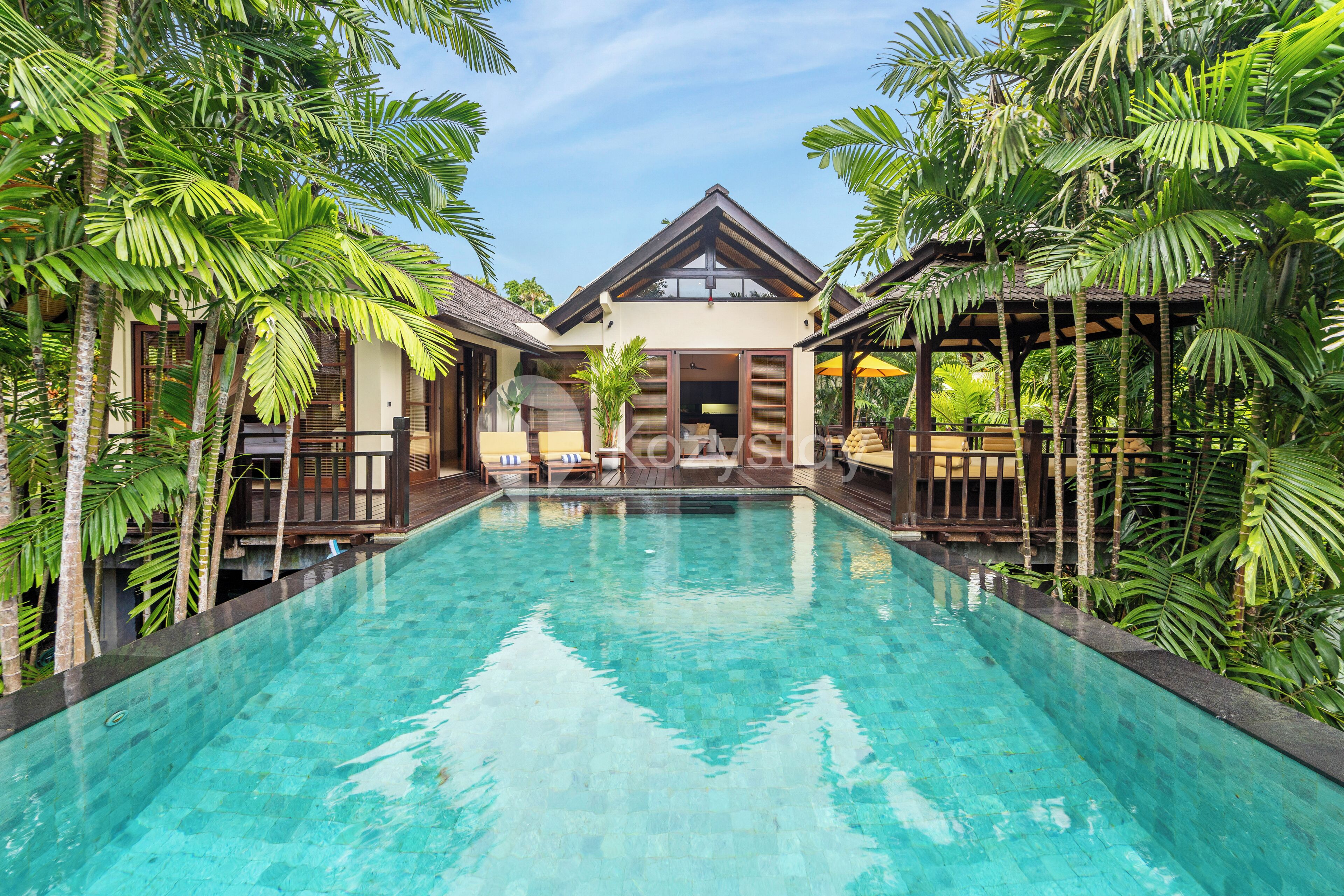 舒适别墅, 3 间卧室, 私人游泳池, 海滩景观 | 私人游泳池