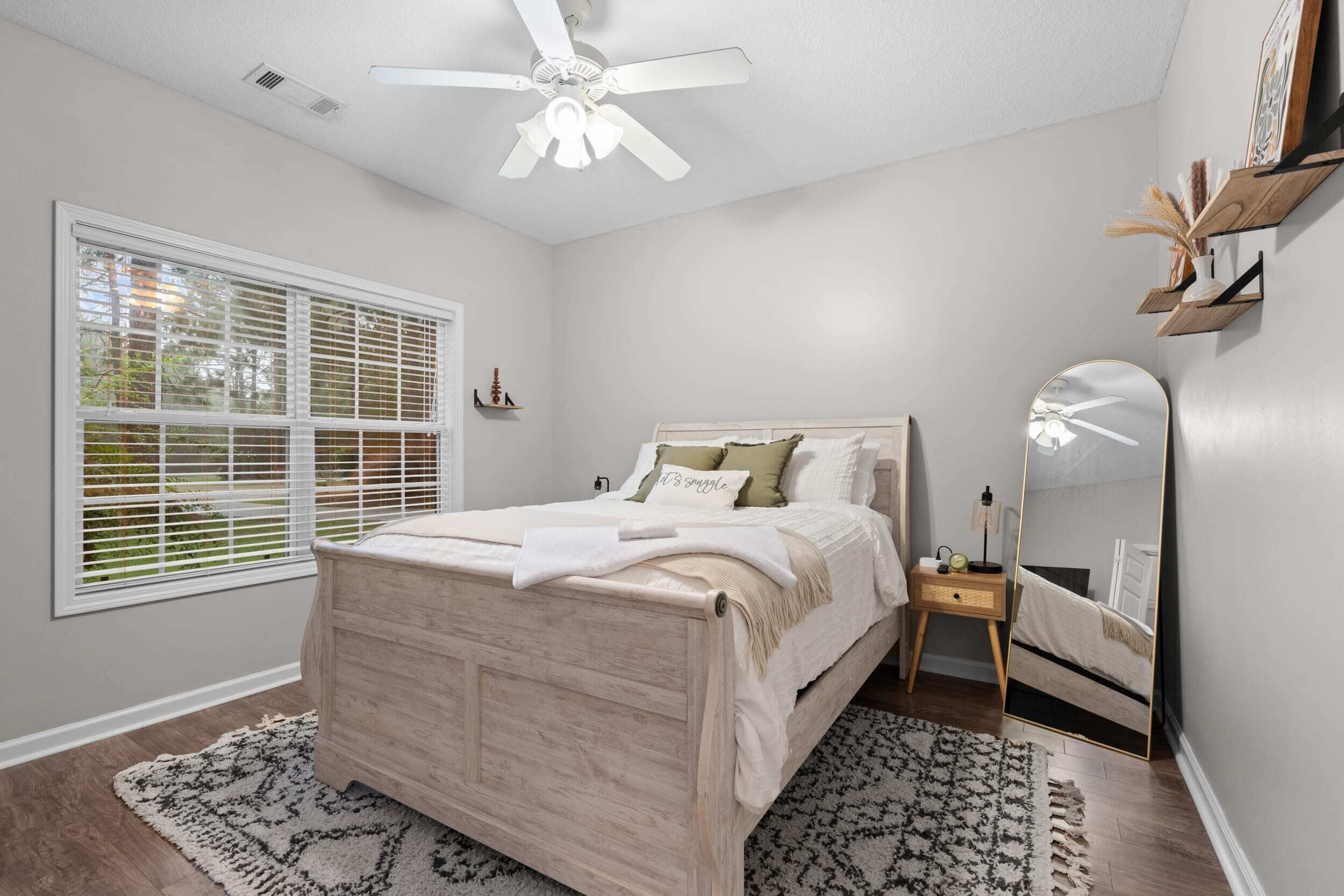 2 bedrooms, iron/ironing board, travel crib, WiFi