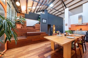 Dining - Spacious Warehouse Conversion, 2 Bdrms & Parking (Footscray)