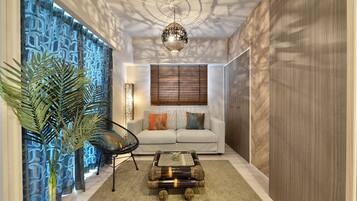 Apartment | Living area | 34-inch TV with digital channels