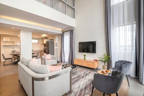 行政公寓 | 起居區 | 平面電視