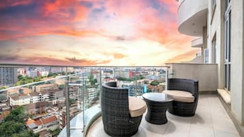 Executive-Apartment | Blick vom Balkon