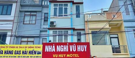 Fassade der Unterkunft