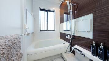 Basic Apartment | Bathroom | Combined shower/bathtub, hair dryer, shampoo