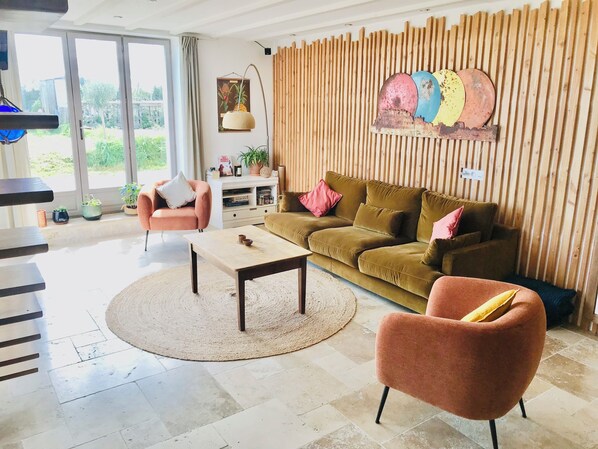 Living area - Maresia - Oléron Maison 7 Personnes, à Proximité de la Grande Plage (Le Grand-Village-Plage)