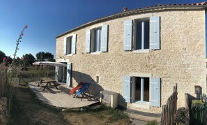 Outdoor dining - Maresia - Oléron Maison 7 Personnes, à Proximité de la Grande Plage (Le Grand-Village-Plage)