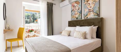 1 室のベッドルーム、アイロン / アイロン台、旅行用ベビーベッド、WiFi (無料)