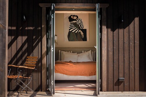 Straw Bale Cabin in Nature