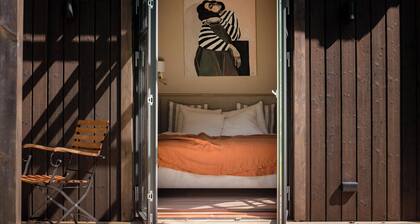 Straw Bale Cabin in Nature