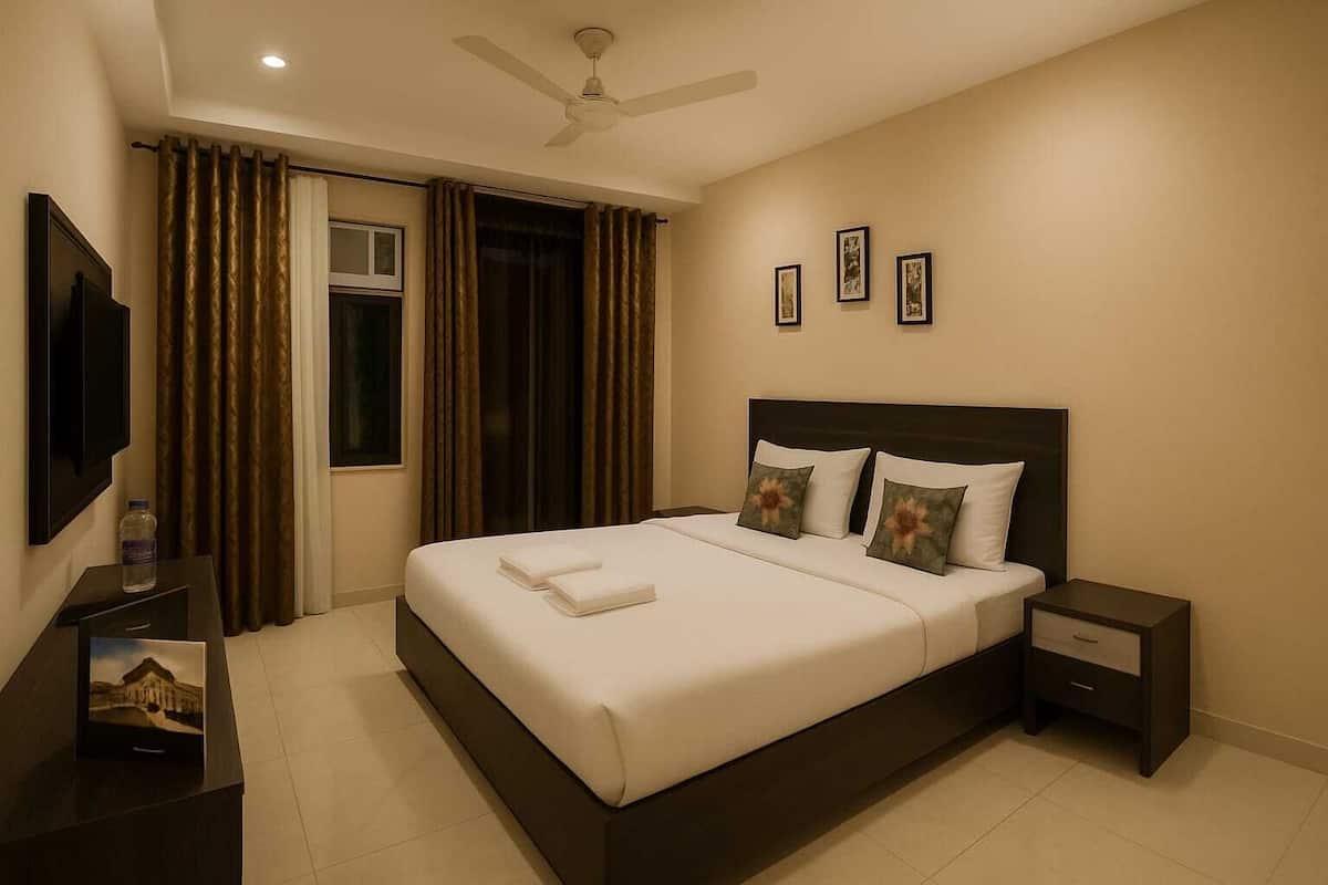 Quarto luxo | Wi-Fi de cortesia, roupa de cama