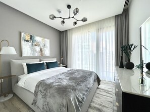 Departamento de diseñador, para no fumadores | 1 habitación, sábanas de algodón egipcio y ropa de cama de alta calidad 