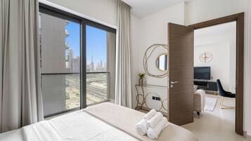 Comfort Room, City View | Egyptian cotton sheets, premium bedding, in-room safe