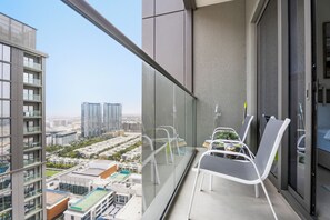 Superior-herbergi - 1 meðalstórt tvíbreitt rúm með svefnsófa - reyklaust - eldhús | Verönd/útipallur