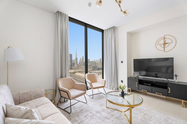 Comfort-herbergi - borgarsýn | Rúmföt úr egypskri bómull, rúmföt af bestu gerð, öryggishólf í herbergi