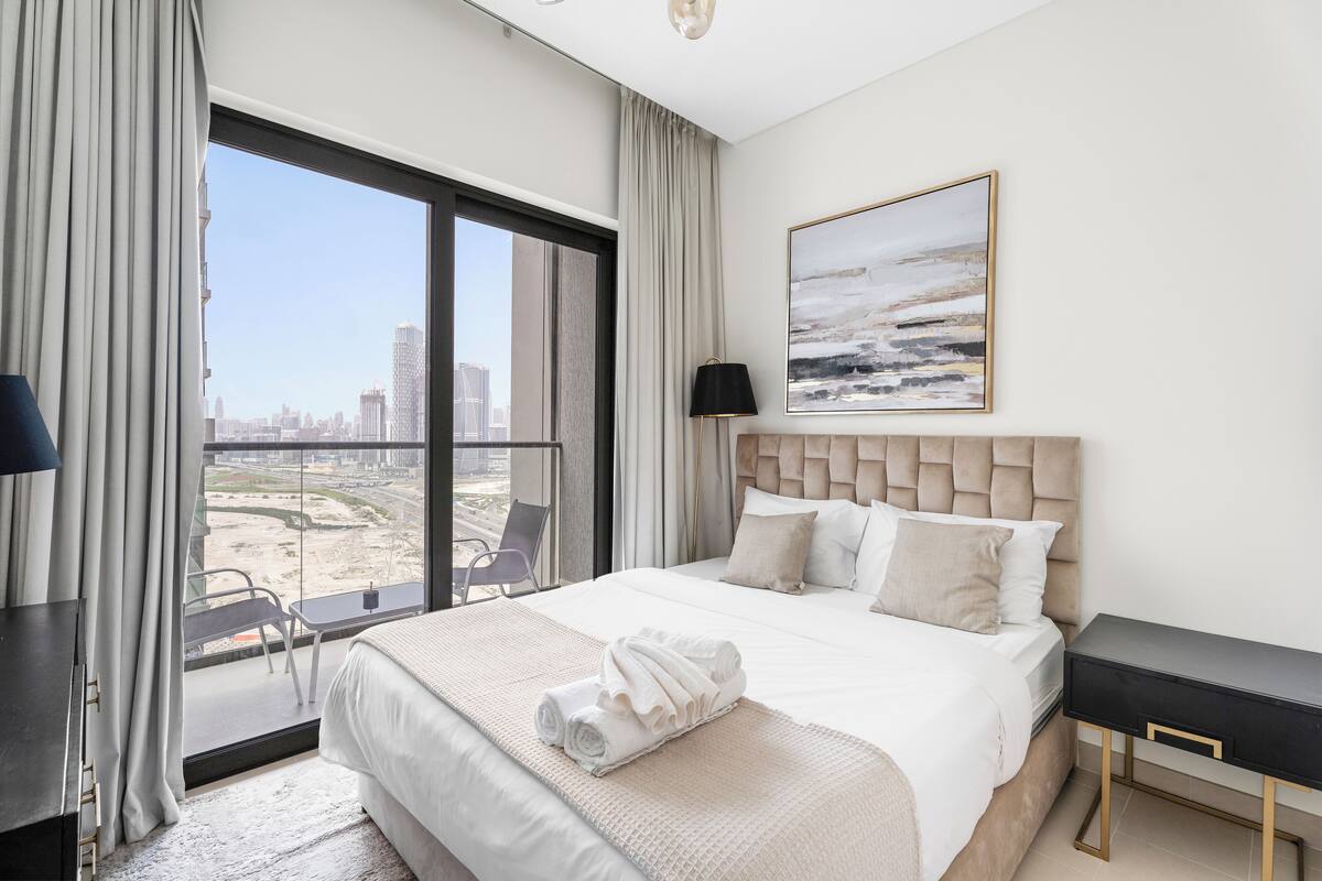 Comfort Room, City View | Cadar kapas Mesir, peralatan tempat tidur premium 