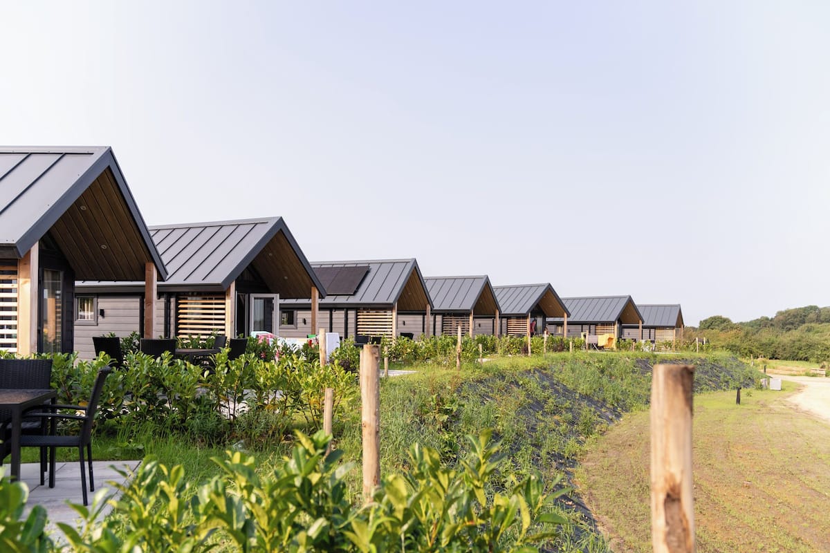 Eenvoudige cottage, patio (Berg Lodge) | Terras