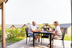 Basic-Ferienhaus, Terrasse (Berg Lodge) | Terrasse/Patio