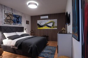 Appartement Design, 2 chambres, balcon, vue cour intérieure