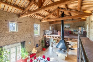 Dining - Vacation rental house with pool LAMANON LS1-443 (Lamanon)