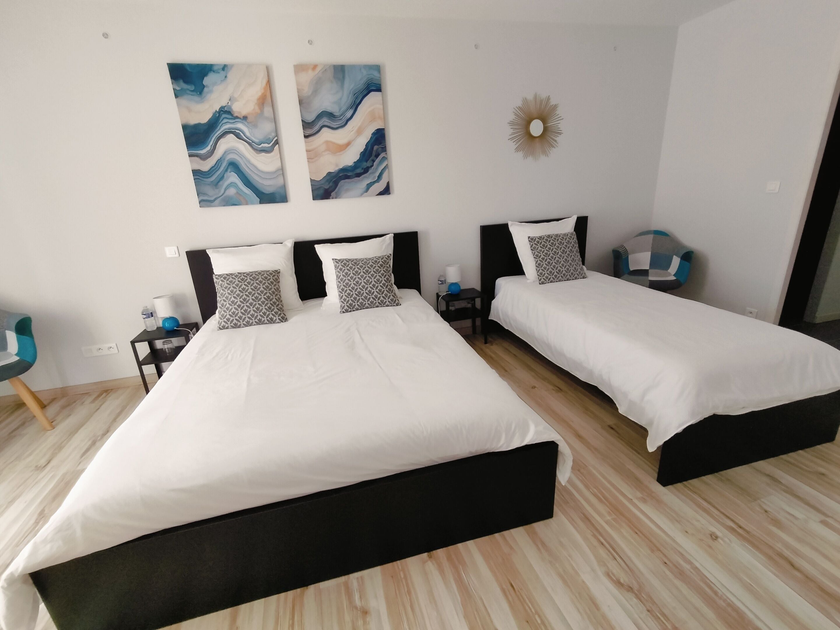 Family Suite, Ensuite, Pool View | Premium bedding, individually decorated, individually furnished, desk