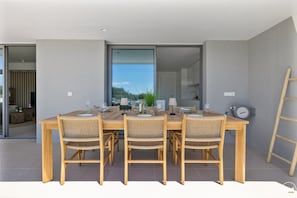 Outdoor dining - Townhouse with Pool in Mijas Costa | Adam (Mijas Costa)